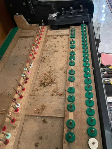 Inside the piano · key-bed condition