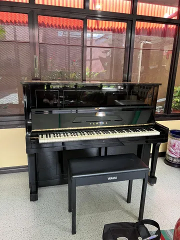 Yamaha upright at a visit