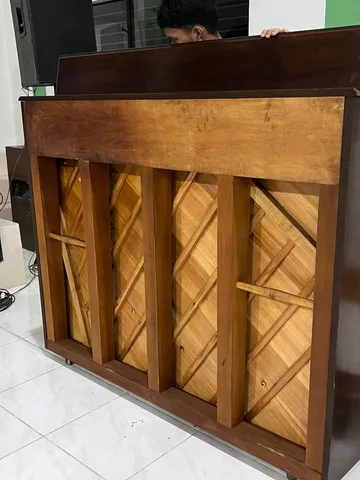Upright piano · back and soundboard