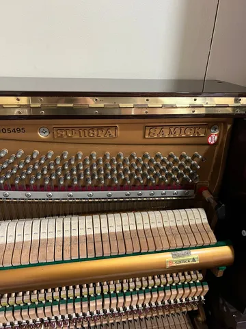 Samick · action and tuning pins