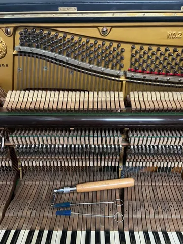 Tuning setup · upright piano